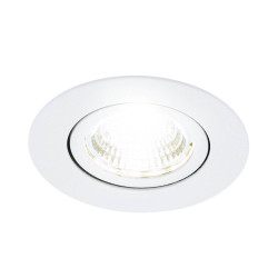 Spot encastrable LED Saliceto blanc dimmable Ø 8,8 cm 6 W EGLO Spot encastrable LED Saliceto blanc dimmable Ø 8,8 cm 6 W EGLO