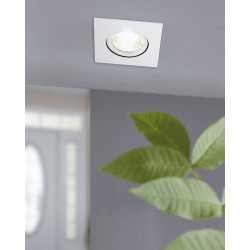 Spot encastrable LED Saliceto blanc dimmable 6 W EGLO Spot encastrable LED Saliceto blanc dimmable 6 W EGLO