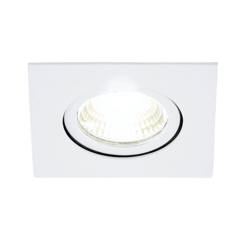 Spot encastrable LED Saliceto blanc dimmable 6 W EGLO Spot encastrable LED Saliceto blanc dimmable 6 W EGLO