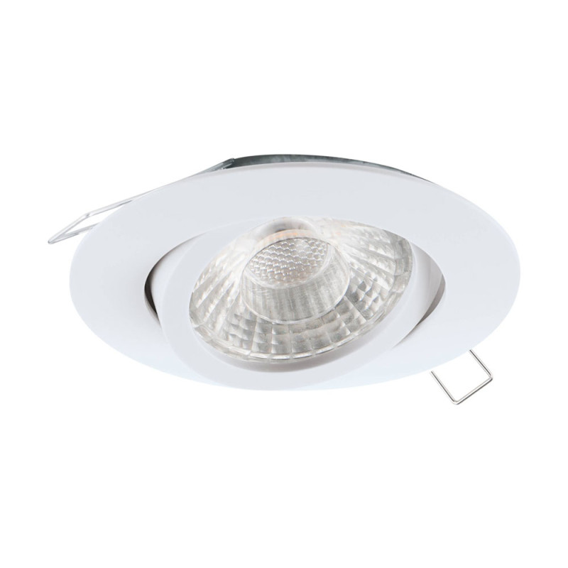 Spot encastrable LED Tedo 1 blanc Ø 8 cm GU10 4,8 W EGLO