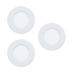 Spot encastrable LED Fueva 5 blanc Ø 8,6 cm 3 × 2,7 W EGLO
