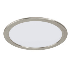 Spot encastrable LED Fueva 5 nickel mat Ø 21,6 cm 17 W EGLO Spot encastrable LED Fueva 5 nickel mat Ø 21,6 cm 17 W EGLO