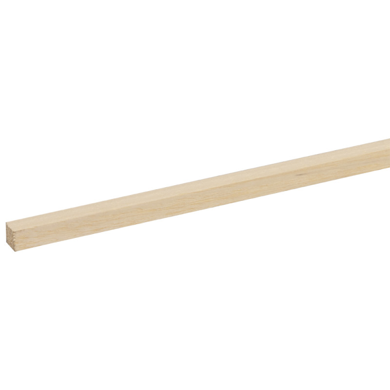 Latte rabotée en bois dur 270 x 1,2 x 1,2 cm Latte rabotée en bois dur 270 x 1,2 x 1,2 cm