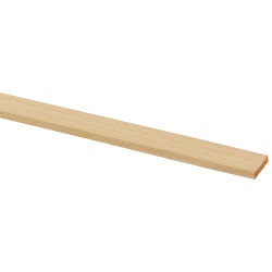 Latte rabotée en bois dur 240 x 1,8 x 0,4 cm Latte rabotée en bois dur 240 x 1,8 x 0,4 cm