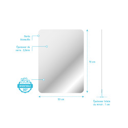 Miroir Start 50 x 70 cm AURLANE