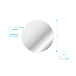 Miroir Start Ø 60 cm AURLANE