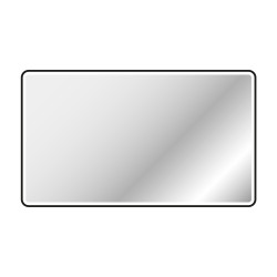 Miroir LED Start noir 70 x 120 cm AURLANE