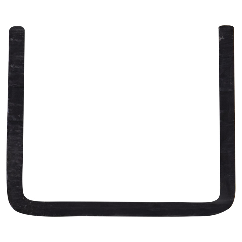 Profil U en PVC noir 260 x 1,8 x 2,1 cm