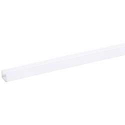Profil U en PVC blanc 260 x 1,2 x 1,5 cm Profil U en PVC blanc 260 x 1,2 x 1,5 cm