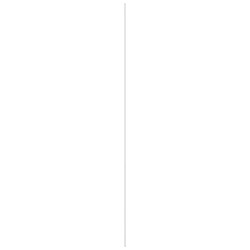 Profil U en PVC blanc 260 x 1,5 x 1,8 cm Profil U en PVC blanc 260 x 1,5 x 1,8 cm