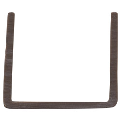 Profil U en PVC brun 260 x 1,8 x 2,1 cm Profil U en PVC brun 260 x 1,8 x 2,1 cm