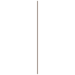Profil U en PVC brun 260 x 1,8 x 2,1 cm Profil U en PVC brun 260 x 1,8 x 2,1 cm