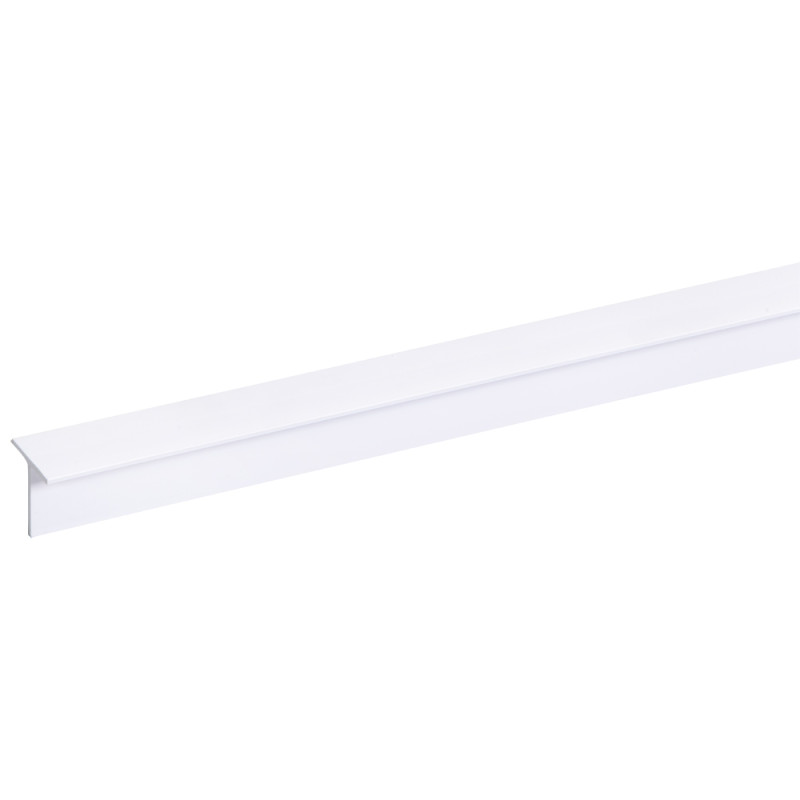 Profil T en PVC blanc 260 x 1,8 x 1,8 cm Profil T en PVC blanc 260 x 1,8 x 1,8 cm