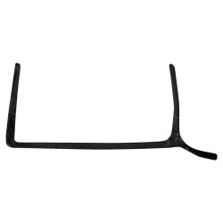 Profilé pour socle en PVC noir 260 x 2,4 x 0,9 cm Profilé pour socle en PVC noir 260 x 2,4 x 0,9 cm