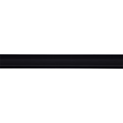 Profilé pour socle en PVC noir 260 x 2,4 x 0,9 cm Profilé pour socle en PVC noir 260 x 2,4 x 0,9 cm