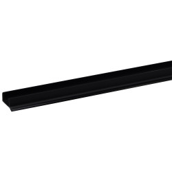 Profilé pour socle en PVC noir 260 x 2,4 x 0,9 cm Profilé pour socle en PVC noir 260 x 2,4 x 0,9 cm