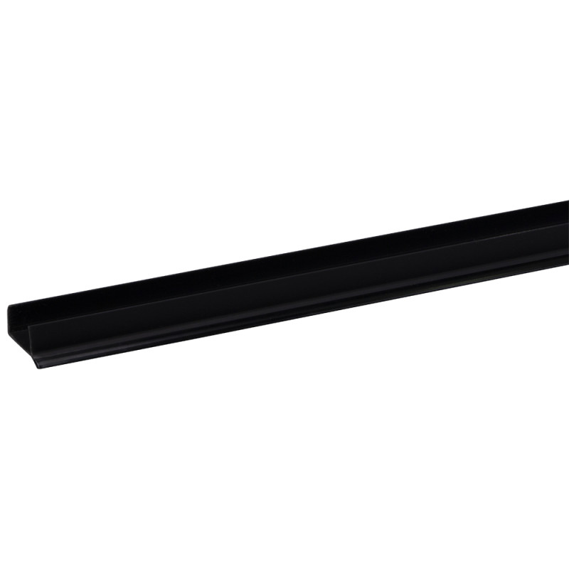 Profilé pour socle en PVC noir 260 x 2,4 x 0,9 cm Profilé pour socle en PVC noir 260 x 2,4 x 0,9 cm