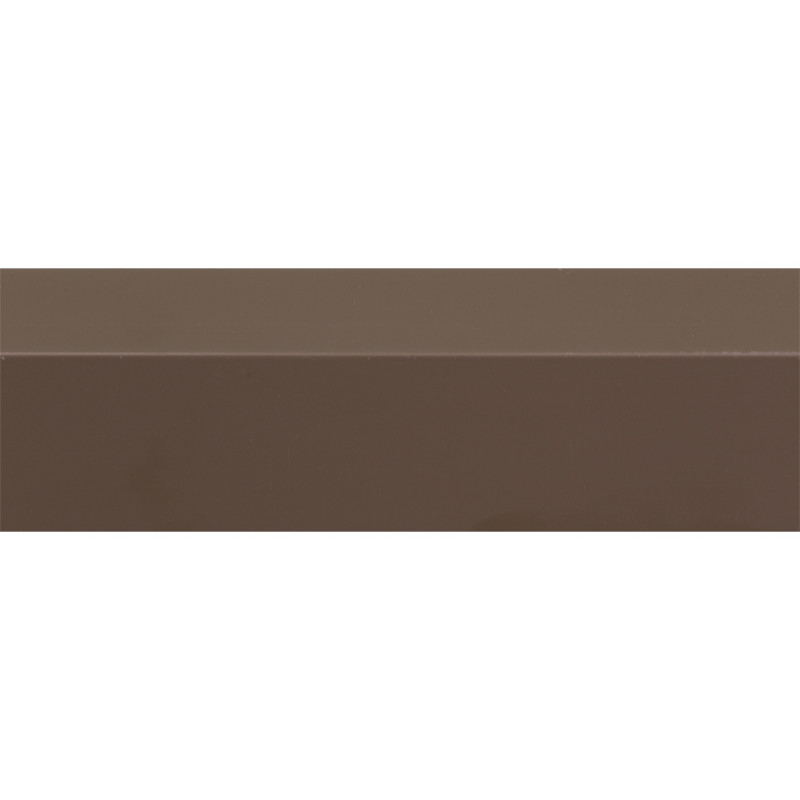 Profilé d'angle synthétique brun 260 x 3,5 x 3,5 cm