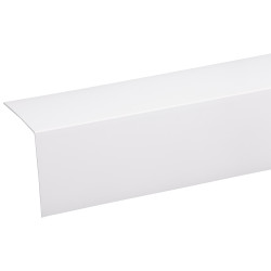 Profilé d'angle synthétique blanc 260 x 4 x 4 cm Profilé d'angle synthétique blanc 260 x 4 x 4 cm