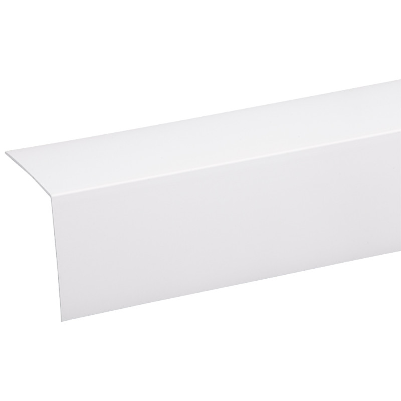 Profilé d'angle synthétique blanc 260 x 4 x 4 cm Profilé d'angle synthétique blanc 260 x 4 x 4 cm