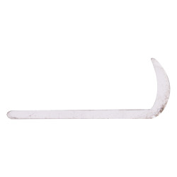 Profilé de finition synthétique blanc 260 x 2,1 x 0,8 cm