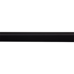 Profilé de finition synthétique noir 260 x 2,1 x 0,8 cm