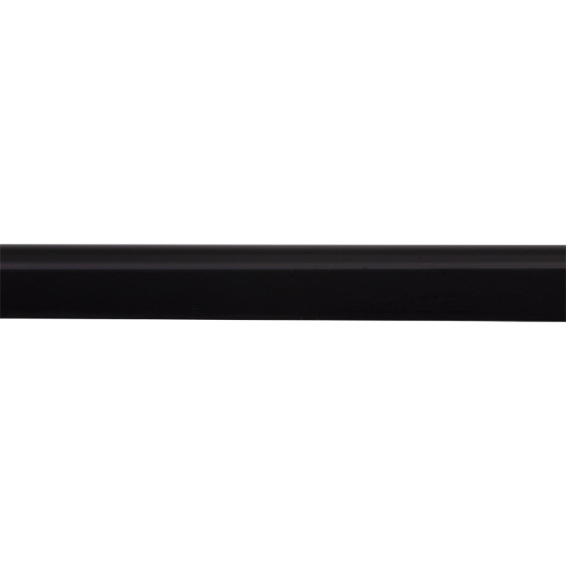 Profilé de finition synthétique noir 260 x 2,1 x 0,8 cm
