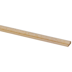 Moulure décorative en bois dur 240 x 1,4 x 0,5 cm