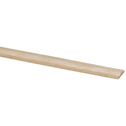 Moulure décorative en bois dur 240 x 2,2 x 0,5 cm