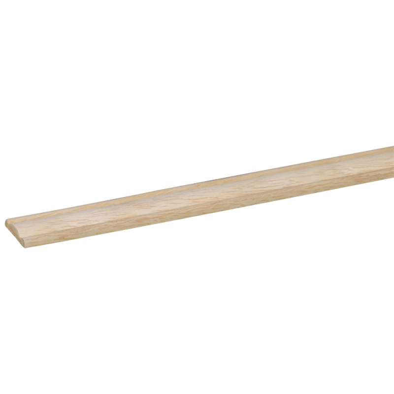 Moulure décorative en bois dur 240 x 2,2 x 0,5 cm Moulure décorative en bois dur 240 x 2,2 x 0,5 cm