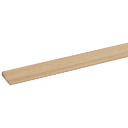 Moulure décorative en bois dur 240 x 2,2 x 0,5 cm Moulure décorative en bois dur 240 x 2,2 x 0,5 cm