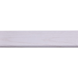 Profilé d'angle pliable en MDF frêne blanc 260 x 2,1 x 2,1 cm Profilé d'angle pliable en MDF frêne blanc 260 x 2,1 x 2,1 cm