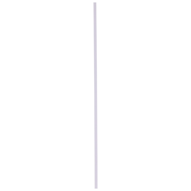 Profilé d'angle pliable en MDF blanc 260 x 2,1 x 2,1 cm Profilé d'angle pliable en MDF blanc 260 x 2,1 x 2,1 cm