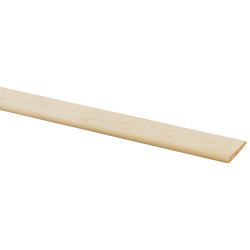 Moulure de recouvrement en pin 270 x 4,5 x 0,5 cm