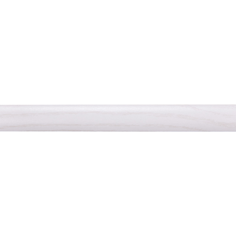 Latte quart de rond en MDF frêne blanc 260 x 1,3 x 1,3 cm Latte quart de rond en MDF frêne blanc 260 x 1,3 x 1,3 cm
