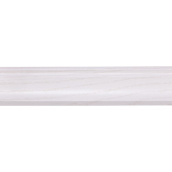 Moulure corniche en MDF frêne blanc 240 x 3,2 x 2,2 cm Moulure corniche en MDF frêne blanc 240 x 3,2 x 2,2 cm