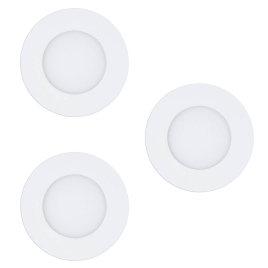 Spot encastrable LED Fueva-z blanc dimmable Ø 8,5 cm 3 × 2,8 W EGLO