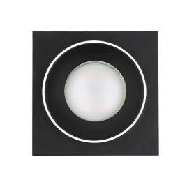 Spot encastrable Carosso noir et blanc GU10 35 W EGLO
