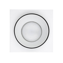 Spot encastrable Carosso blanc et noir GU10 35 W EGLO