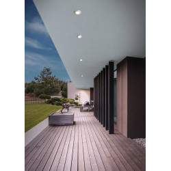 Spot encastrable LED Margo acier inoxydable Ø 8,4 cm GU10 4,5 W EGLO Spot encastrable LED Margo acier inoxydable Ø 8,4 cm GU10 4,5 W EGLO