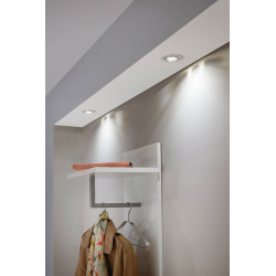 Spot encastrable LED Tedo nickel mat Ø 8 cm GU10 3 × 4,6 W EGLO Spot encastrable LED Tedo nickel mat Ø 8 cm GU10 3 × 4,6 W EGLO