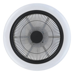 Plafonnier LED Kostrena blanc et noir Ø 45,5 cm 3 × 8,5 W EGLO