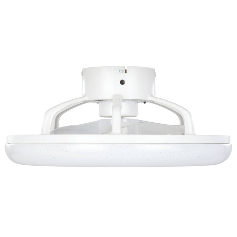 Plafonnier LED Kostrena blanc et noir Ø 45,5 cm 3 × 8,5 W EGLO