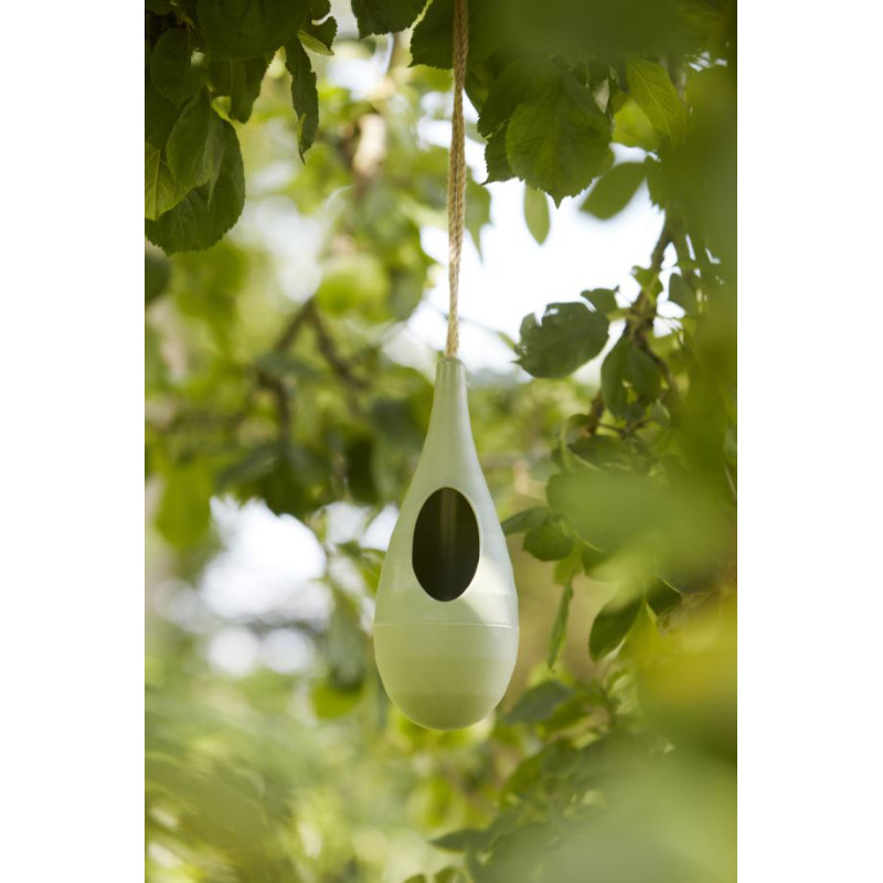 Mangeoire pour oiseaux vert eucalyptus Ø 10 x 25,2 cm POINT VIRGULE