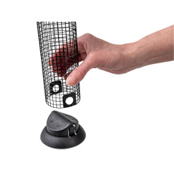 Colonne à arachides en plastique noire Ø 9 x 37 cm EMMA'S GARDEN