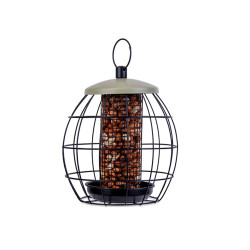 Colonne à arachides avec cage noire et verte Ø 17 x 20 cm EMMA'S GARDEN