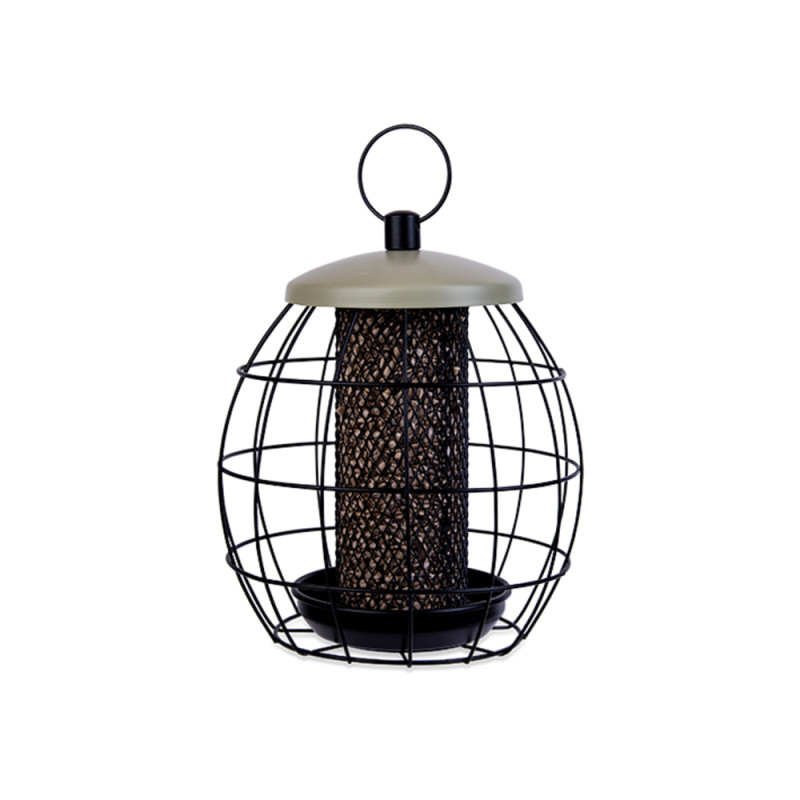 Colonne à coeurs de tournesol avec cage noire et verte Ø 17 x 20 cm EMMA'S GARDEN