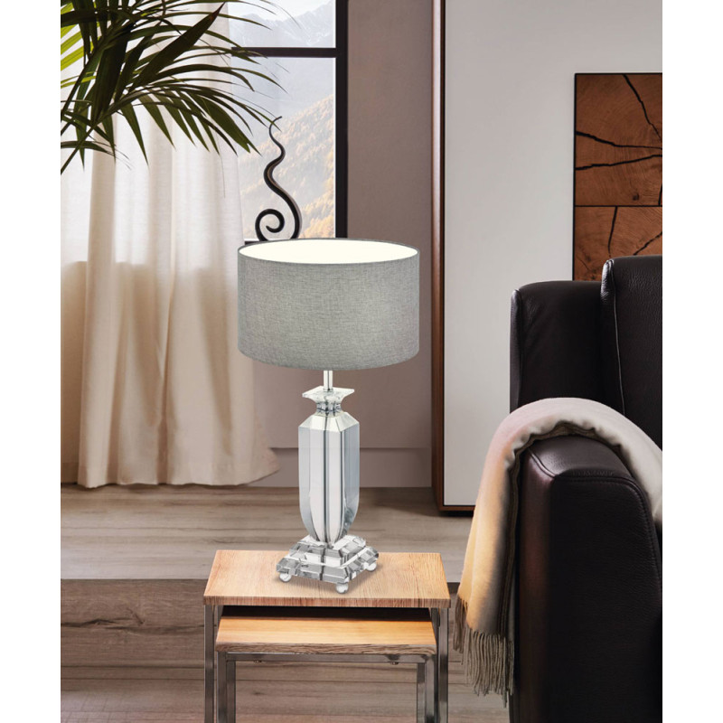 Abat-jour 1 + 1 Vintages gris Ø 40 cm E27 EGLO