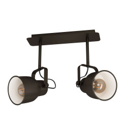 Plafonnier Mitchley bronze E27 2 × 40 W EGLO
