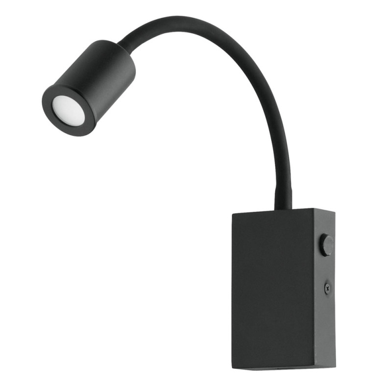 Applique murale LED Tazzoli noire 3,8 W EGLO